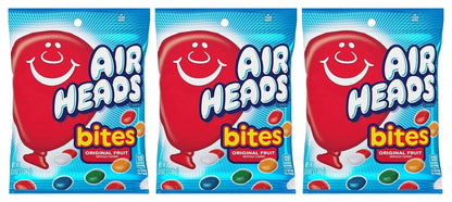 Airheads Bites Fruit Peg Bags 3.8oz — 3-Pack