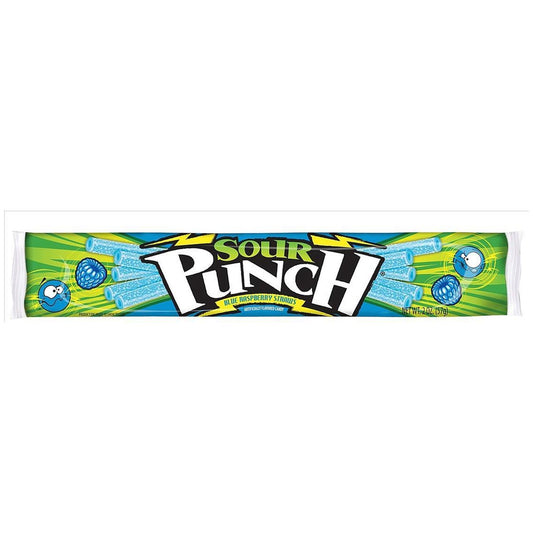 Sour Punch Blue Raspberry Straws 2oz — full package