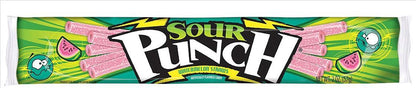 Sour Punch Watermelon Straws 2oz 24ct Box — box
