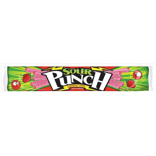 Sour Punch Strawberry Straws 2oz — full package