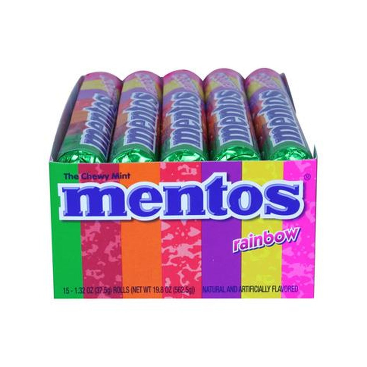 Mentos Rainbow Rolls 1.32oz — full package