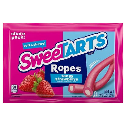 SweeTARTS Ropes Tangy Strawberry King 3.5oz — full package