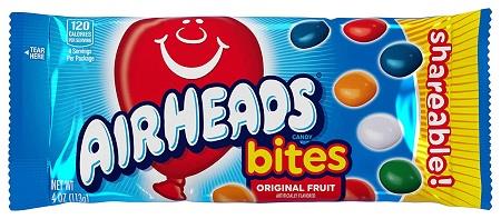 Airheads Bites Fruit Shareable Bags 4oz — pack