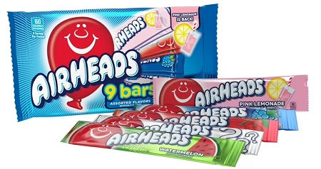 Airheads Assorted 9 Bars Shareable 4.95oz — pack
