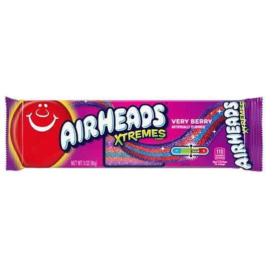 Airheads Xtremes Belts Very Berry 3oz — full package