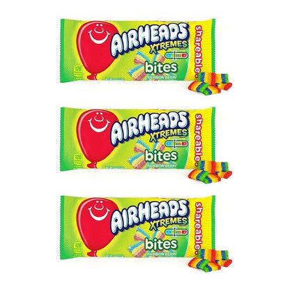 Airheads Xtremes Bites Shareable 4oz — 3-Pack