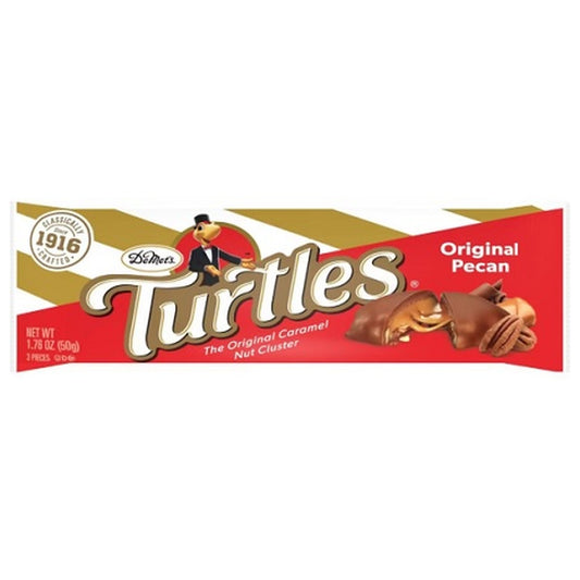 Turtles Peanut & Caramel 1.76oz 24ct pack — full package