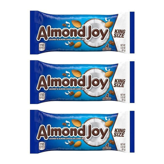 Almond Joy King Size 3.22oz — 3-Pack