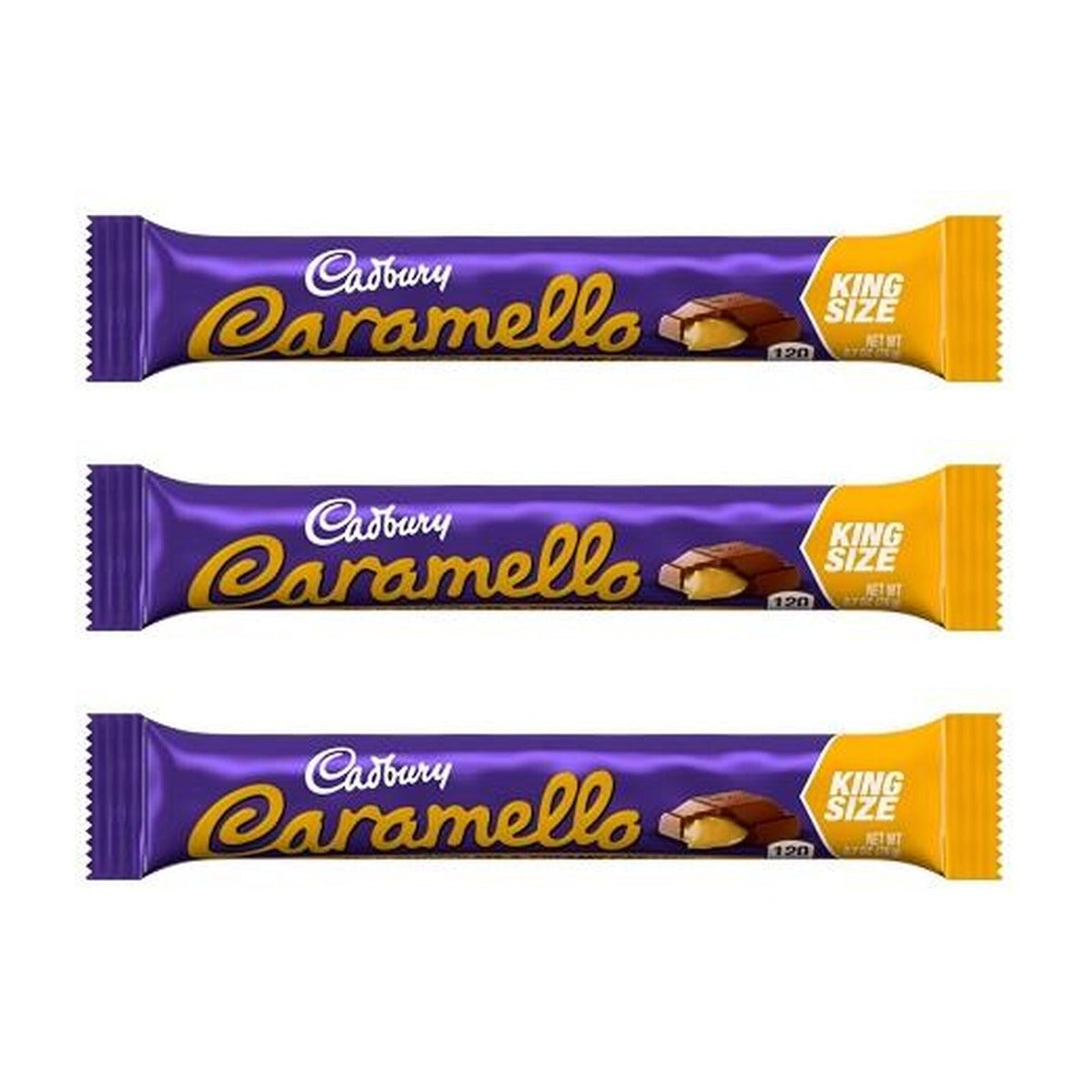 Cadbury Caramello King Size 2.7oz — 3-Pack