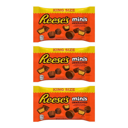 Reese's Minis Unwrapped King Size 2.5oz — 3-Pack