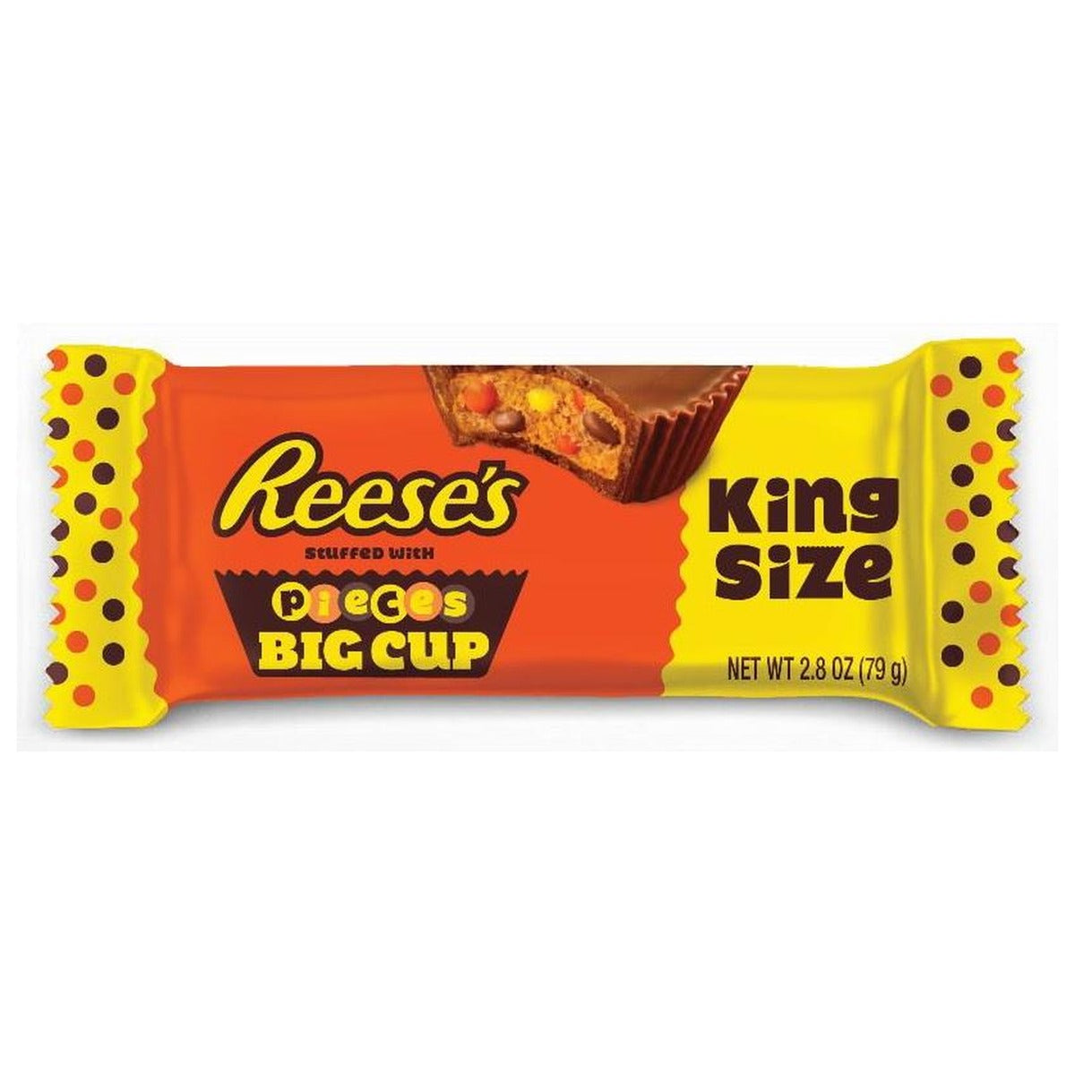 Reese's Big Cup with Pieces King Size 2.8oz — full package