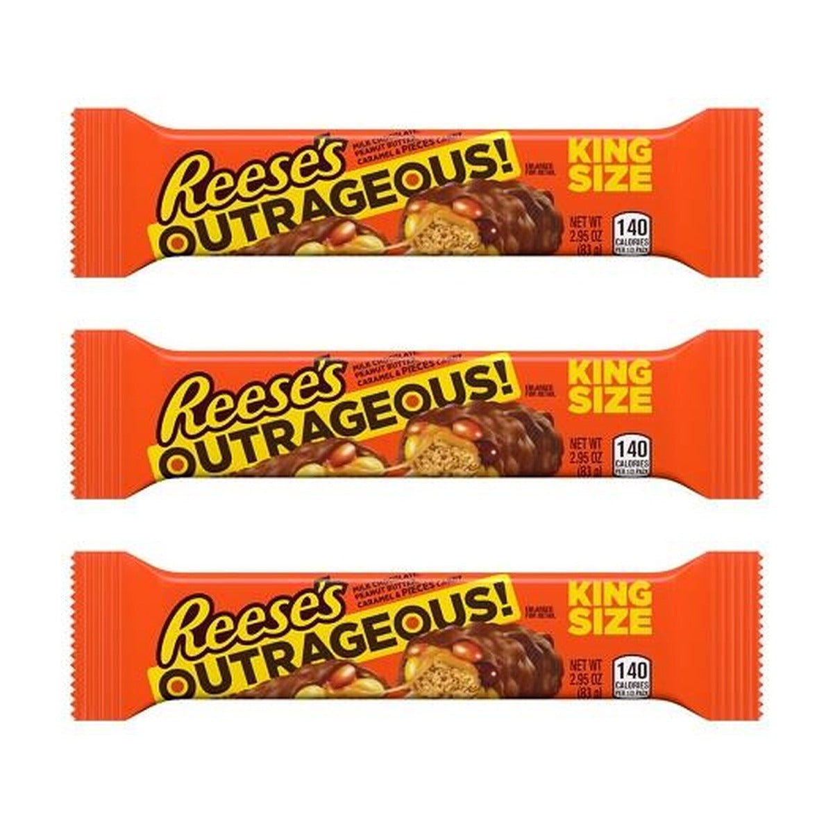 Reese's Outrageous! King Size 2.95oz — 3-Pack