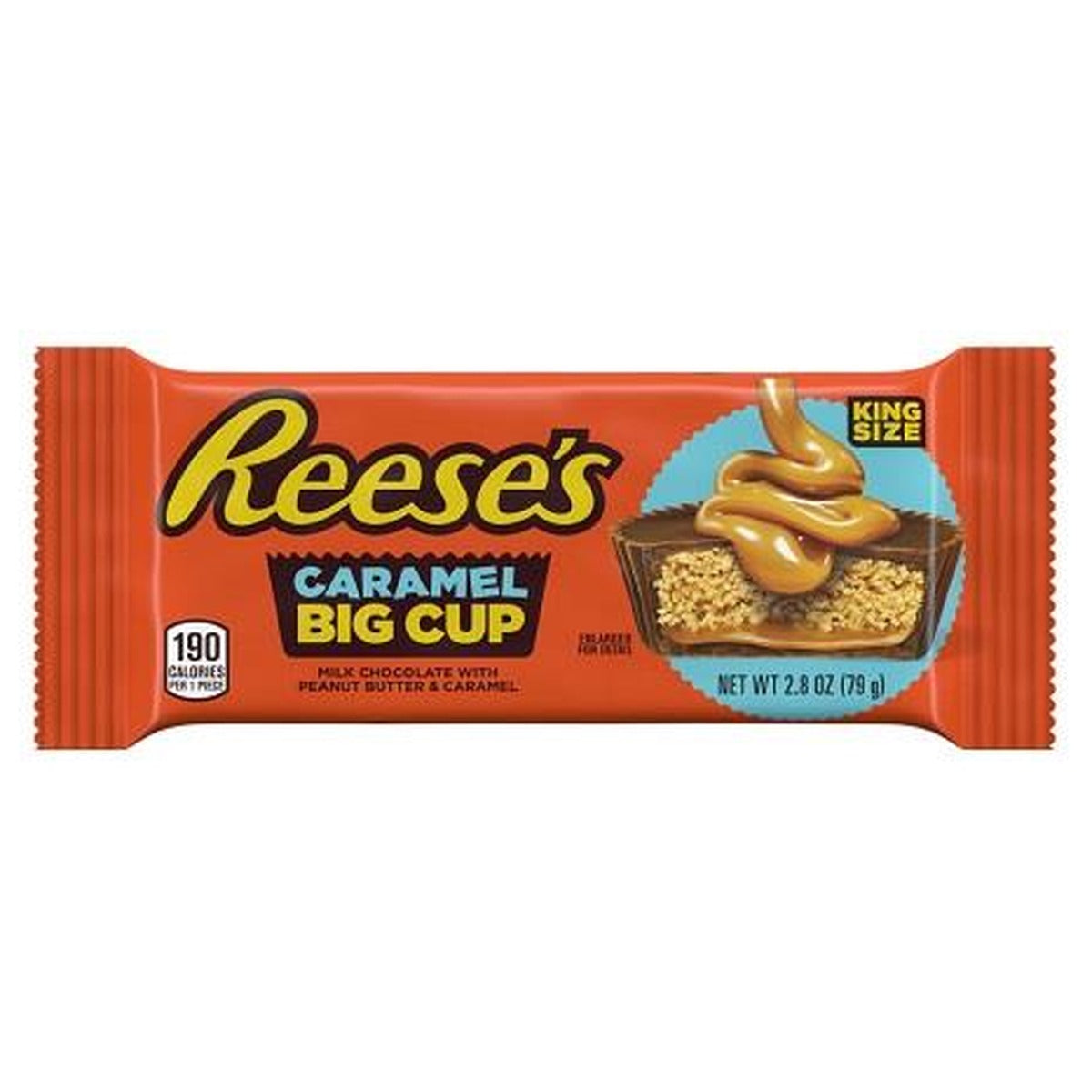 Reese's Big Cup with Caramel King Size 2.8oz — full package