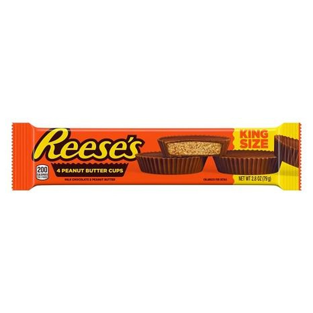 Reese's Peanut Butter Cups King Size 2.8oz — full package