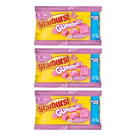 Starburst Gummies All Pink Share Size 3oz — 3-Pack