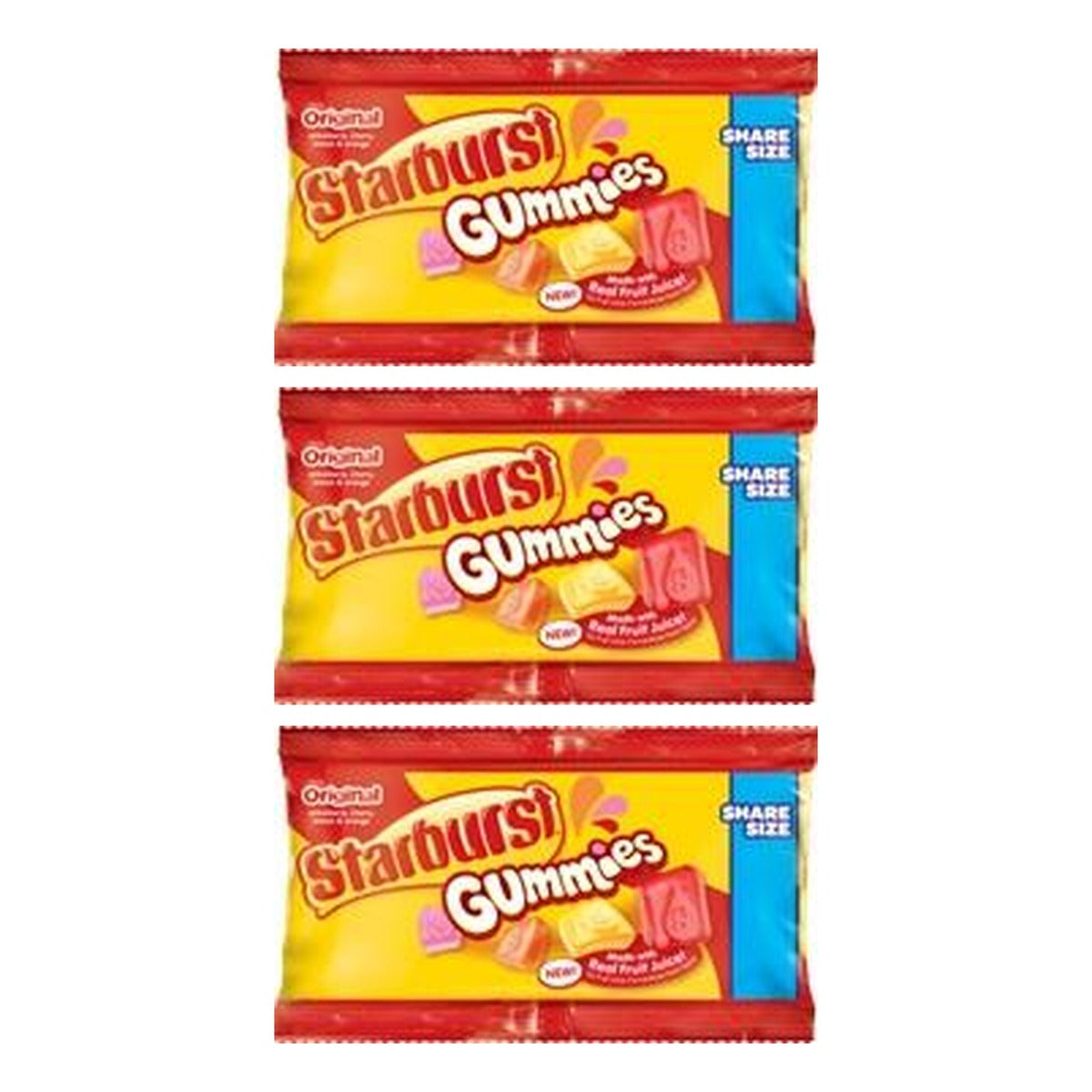 Starburst Gummies Original Share Size 3oz — 3-Pack