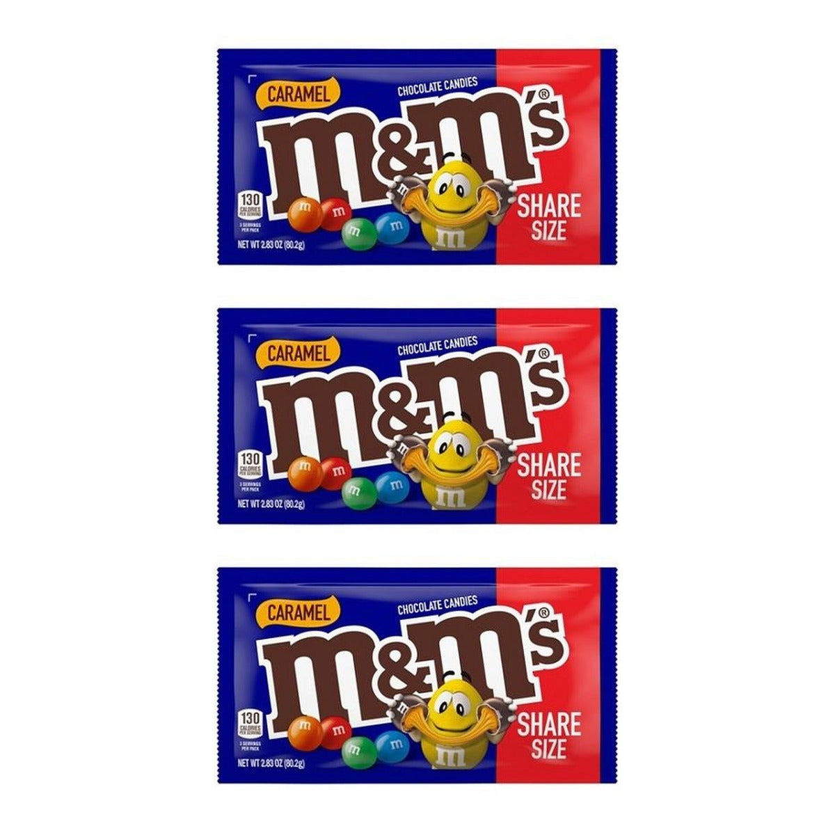 M&M's Caramel King Size 2.83oz — 3-Pack