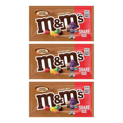 M&M's Caramel Cold Brew King Size 2.83oz — 3-Pack