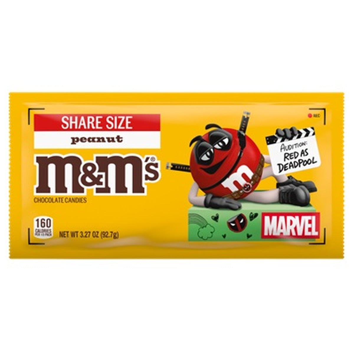 M&M's Limited Edition Marvel Peanut King Size 3.27oz — Box of 24