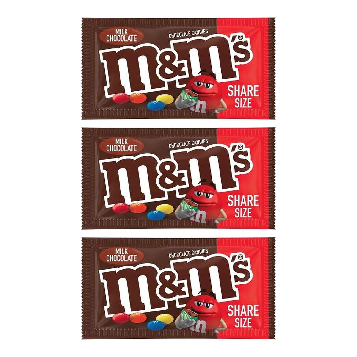 M&M's Plain King Size 3.14oz — 3-Pack