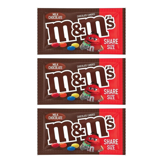 M&M's Plain King Size 3.14oz — 3-Pack