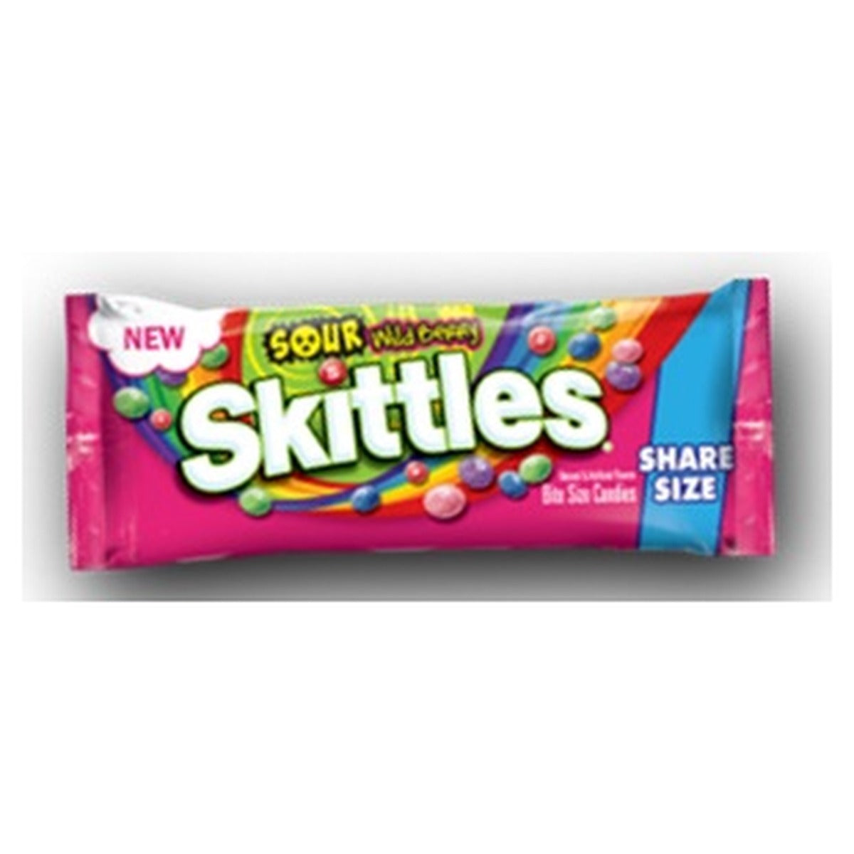 Skittles Sours Wild Berry Share Size 3.3oz — full package