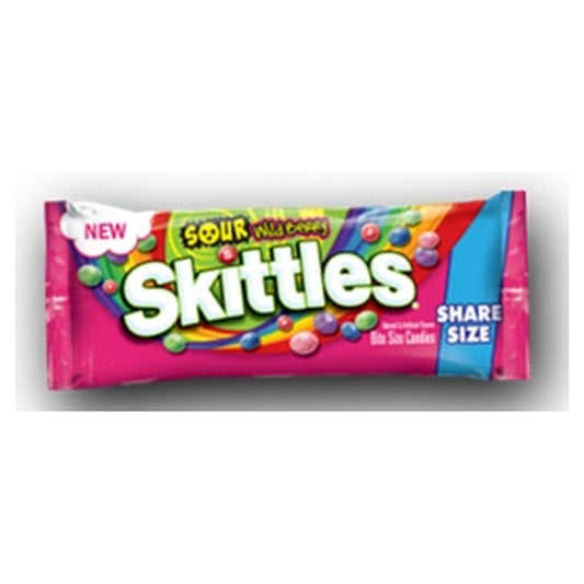 Skittles Sours Wild Berry Share Size 3.3oz — full package