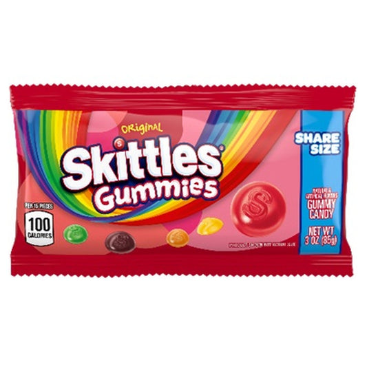 Skittles Gummies Original Share Size 3oz — full package