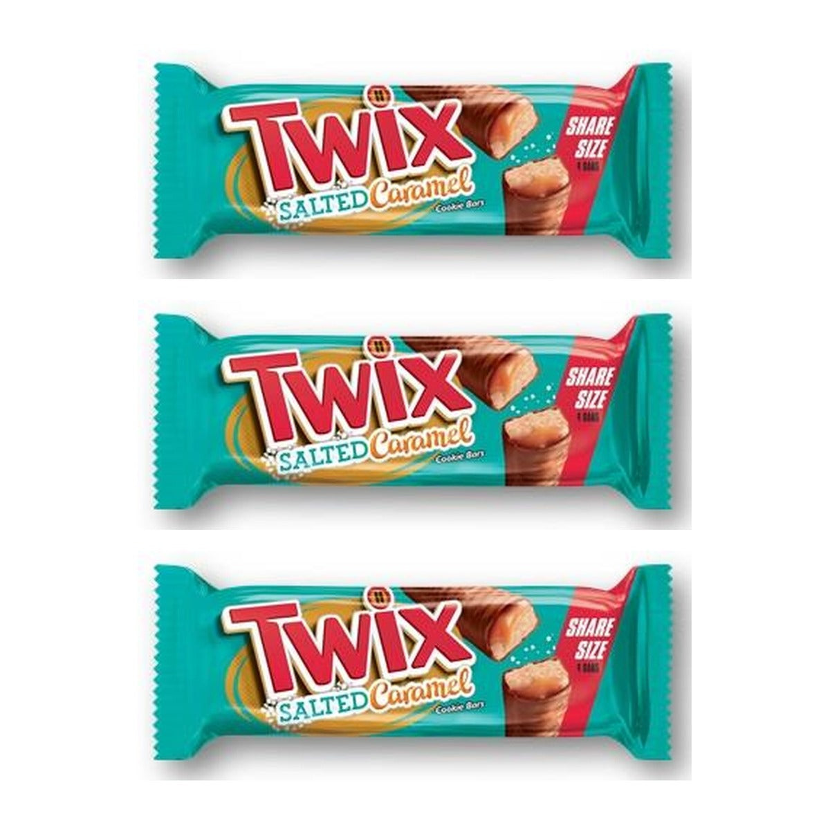 Twix Salted Caramel King Size 2.82oz — 3-Pack