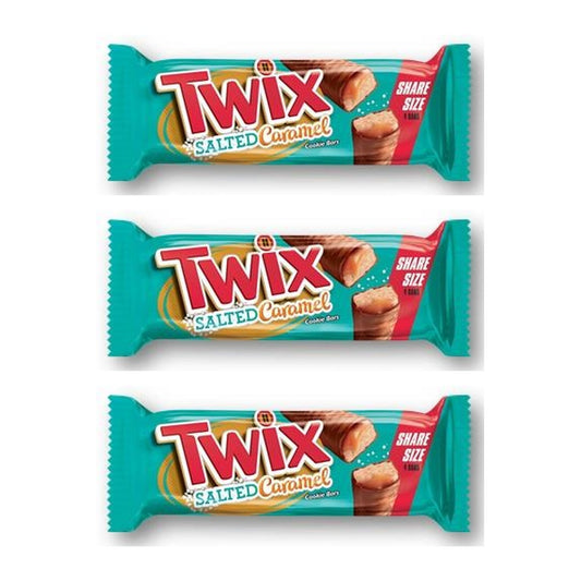 Twix Salted Caramel King Size 2.82oz — 3-Pack