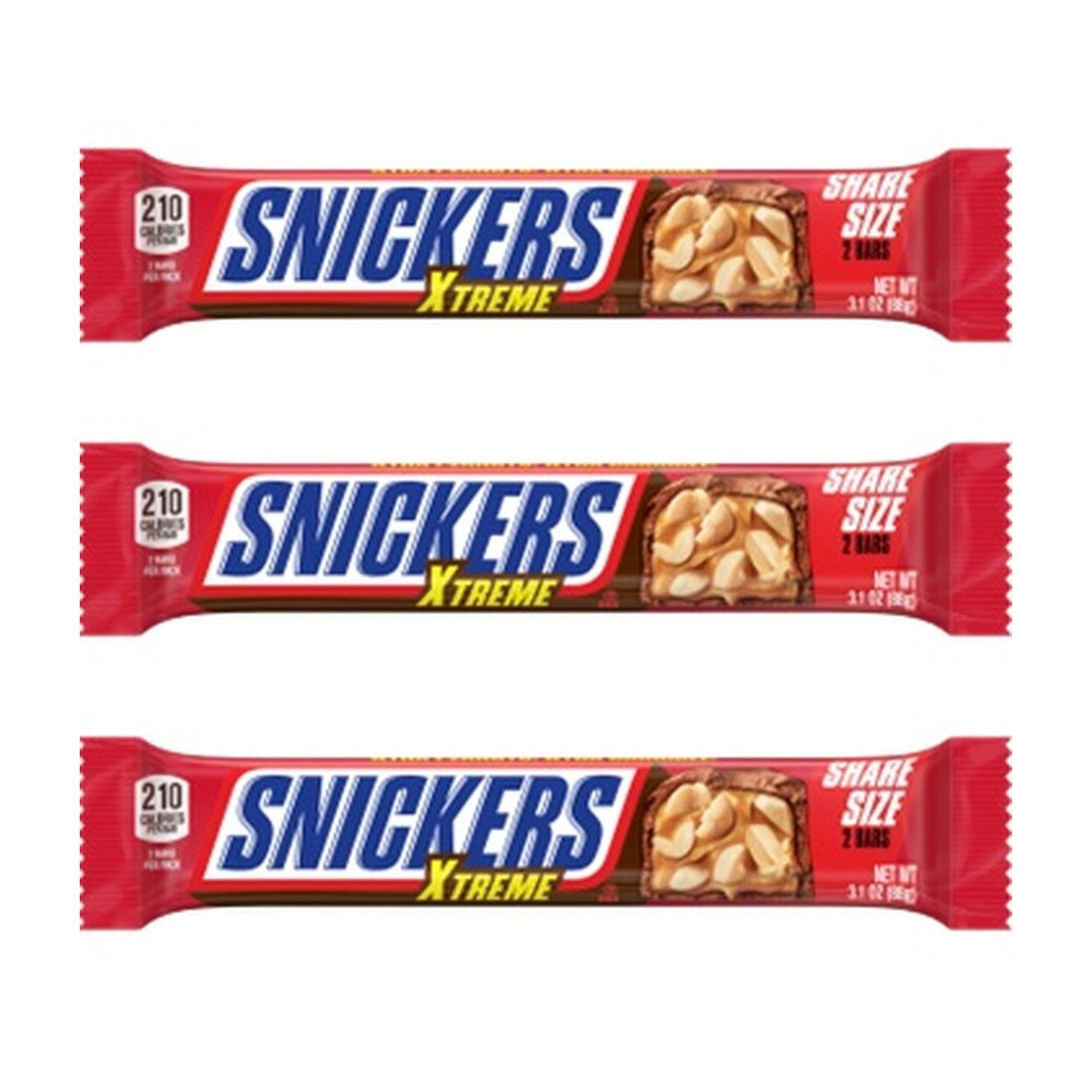 Snickers Xtreme King Size 3.1oz — 3-Pack