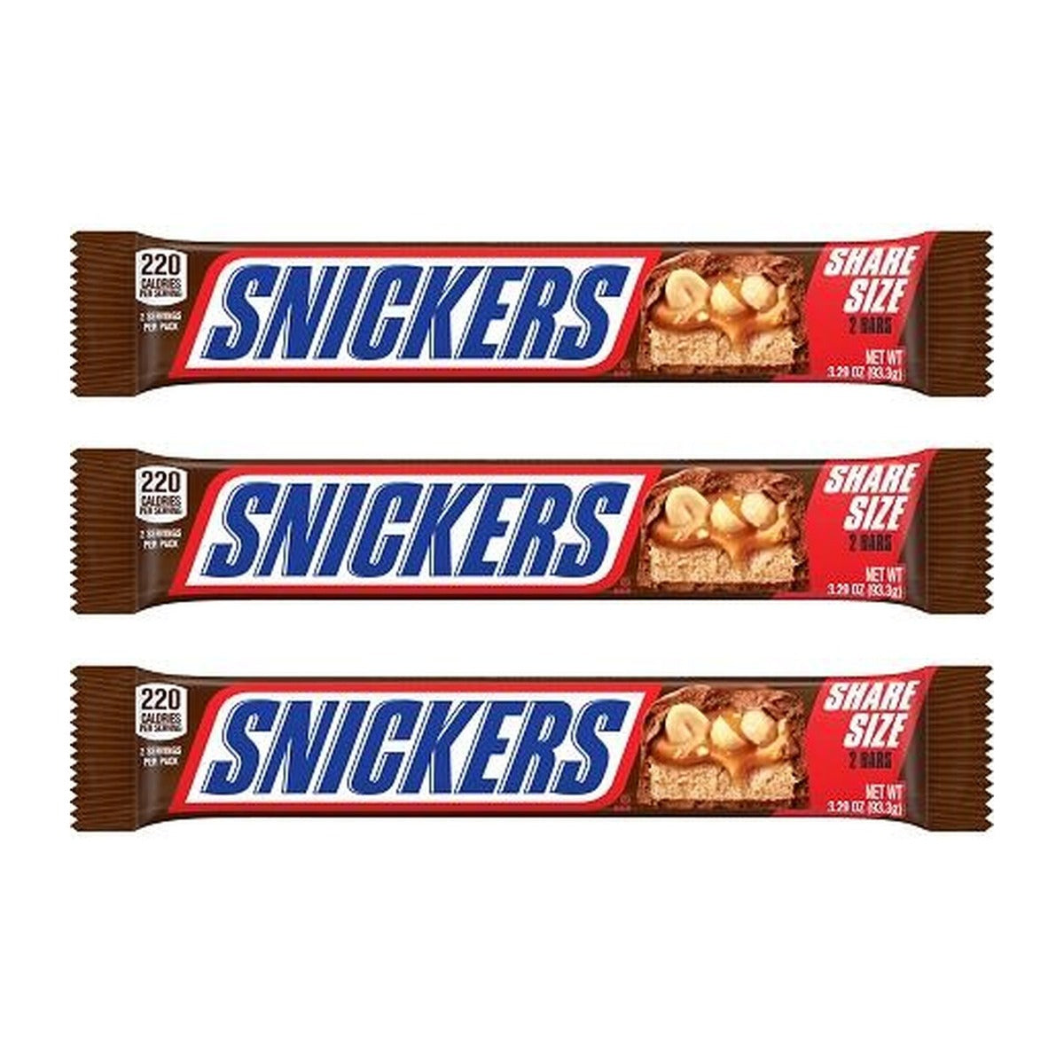 Snickers King Size 3.29oz — 3-Pack