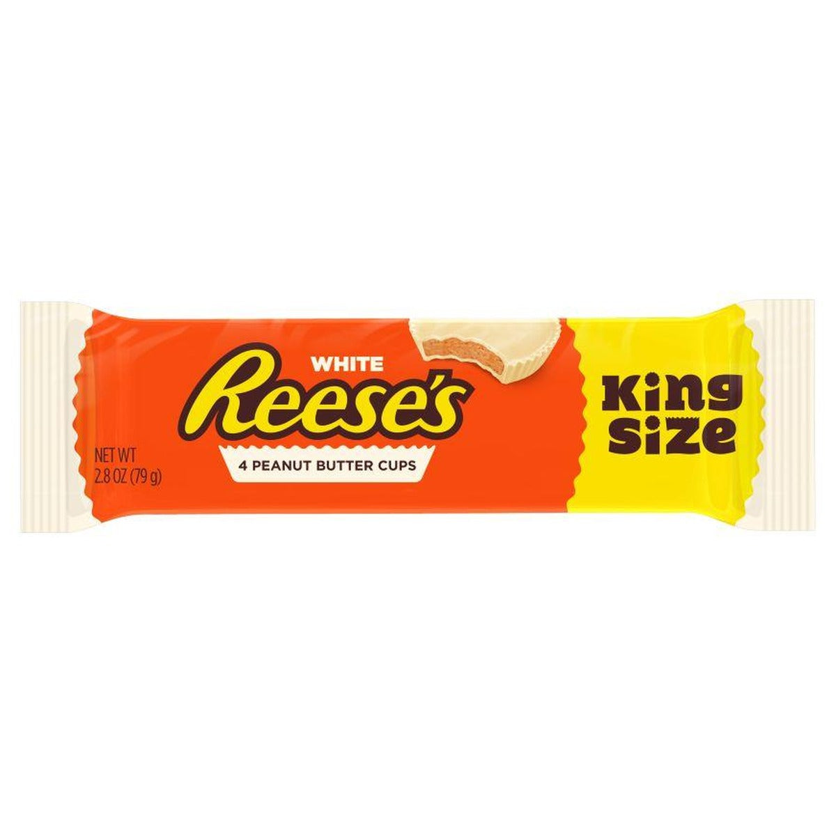 Reese's White Peanut Butter Cups King Size 2.8oz — full package