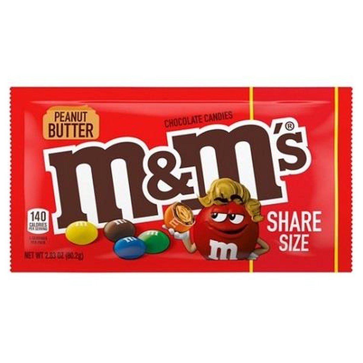 M&M's Peanut Butter King Size 2.83oz — full package