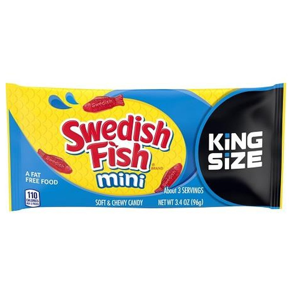 Swedish Fish Mini King Size 3.4oz — full package