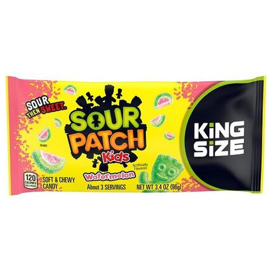 Sour Patch Kids Watermelon King Size 3.4oz — full package