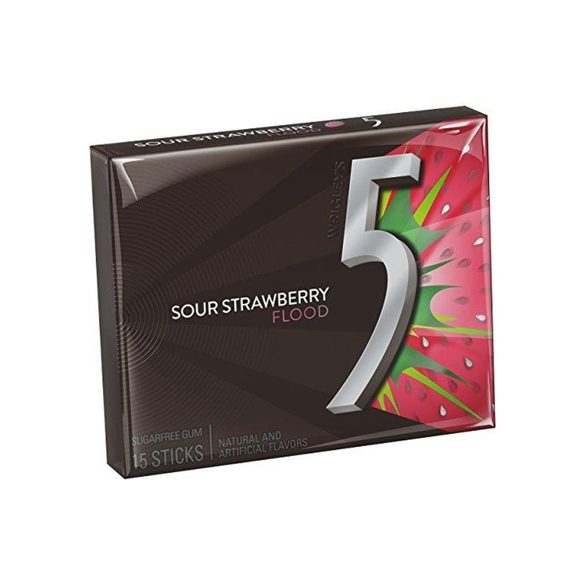 5 Gum Flood Sour Strawberry Party Pack 10ct — full package