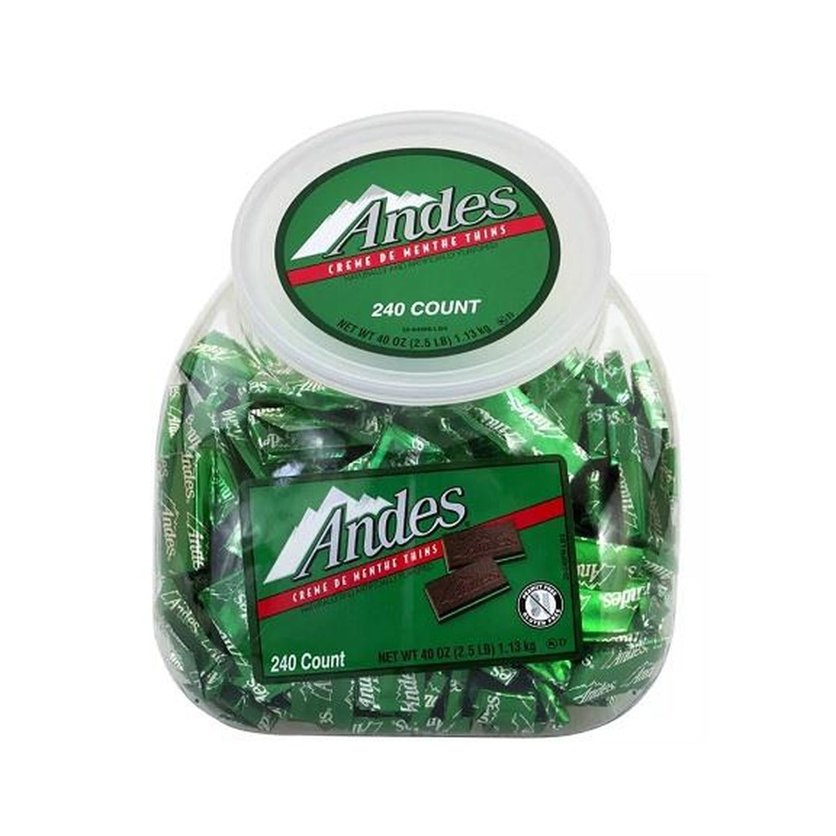 Andes Creme de Menthe Mints Changemaker Jar 240ct — full package
