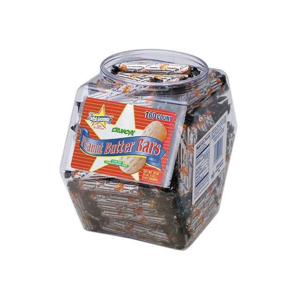 Crunchy Peanut Butter Bars Jar 0.37oz 160ct pack — full package