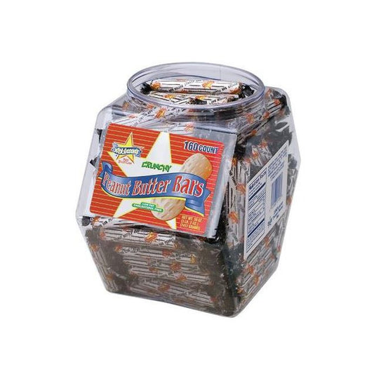Crunchy Peanut Butter Bars Jar 0.37oz 160ct pack — full package
