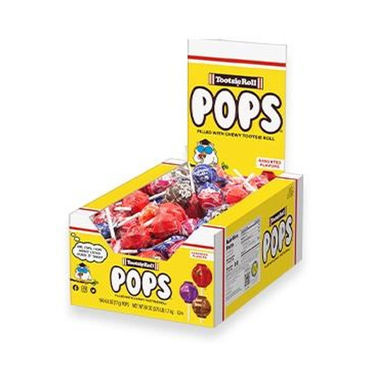 Tootsie Pops Assorted 0.60oz 100ct — full package