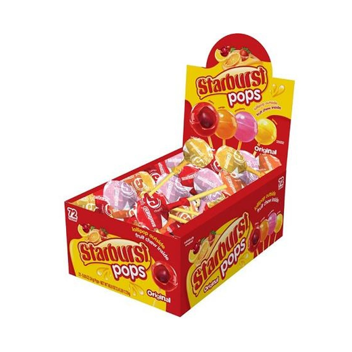 Starburst Pops Original 0.85oz 72ct — full package