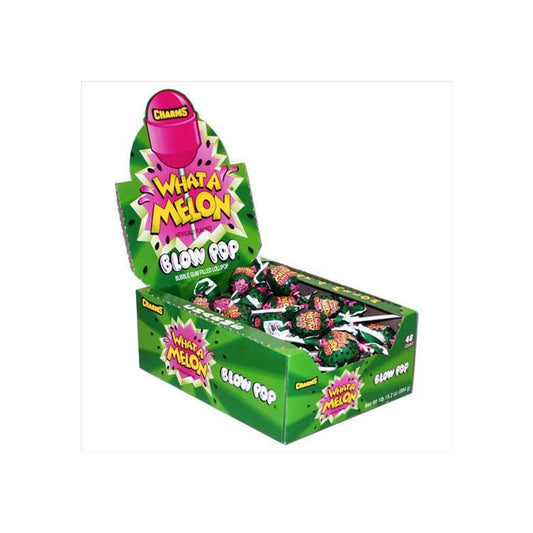 Charms Blow Pop What-A-Melon 0.65oz 48ct — full package