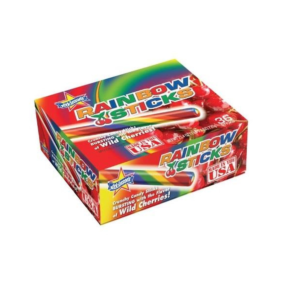 Atkinson Rainbow Sticks 0.7oz 36ct — full package