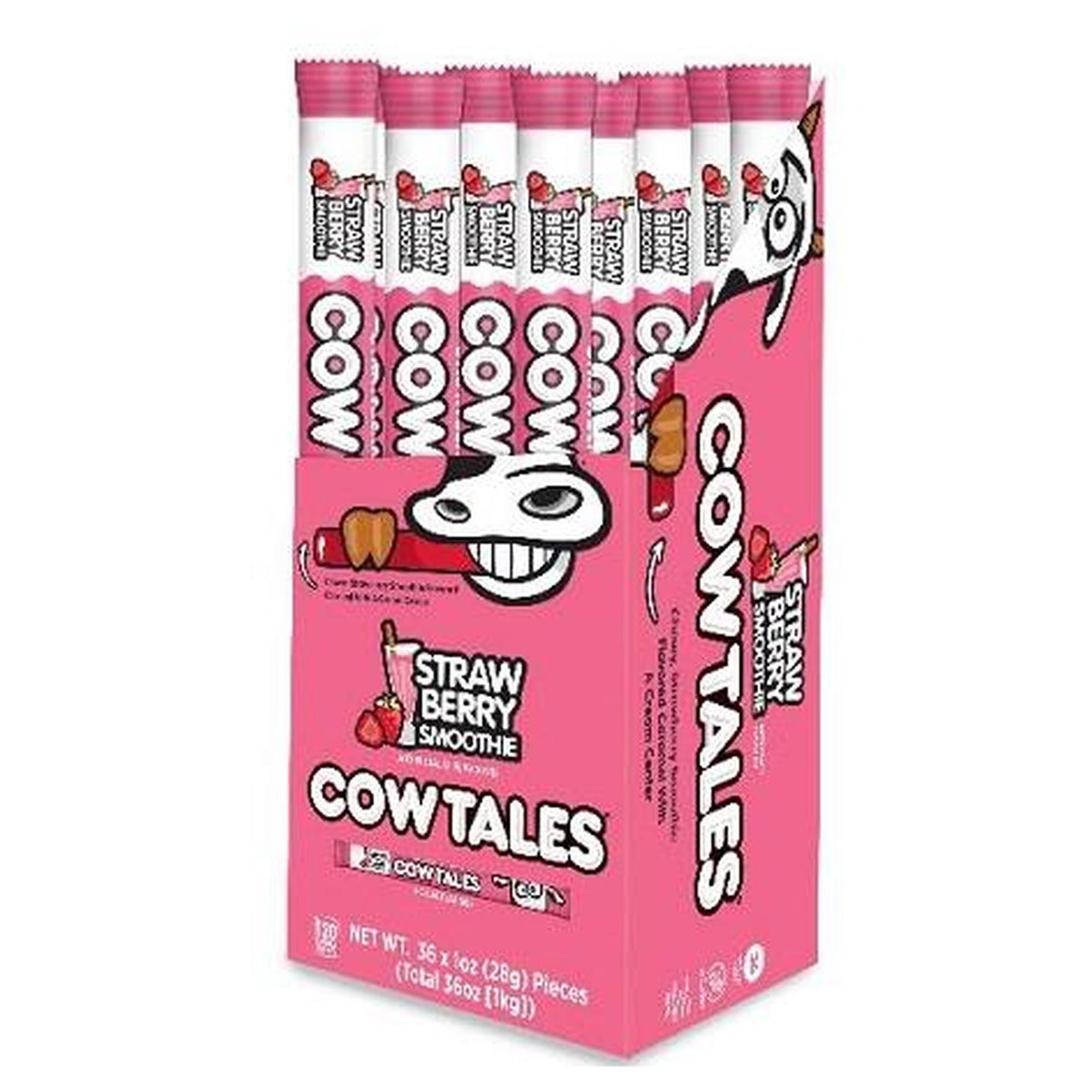 Cow Tales Strawberry Smoothie 1oz 36ct — full package