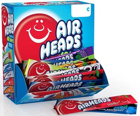 Airheads Assorted Gravity Feed 60ct Box — box