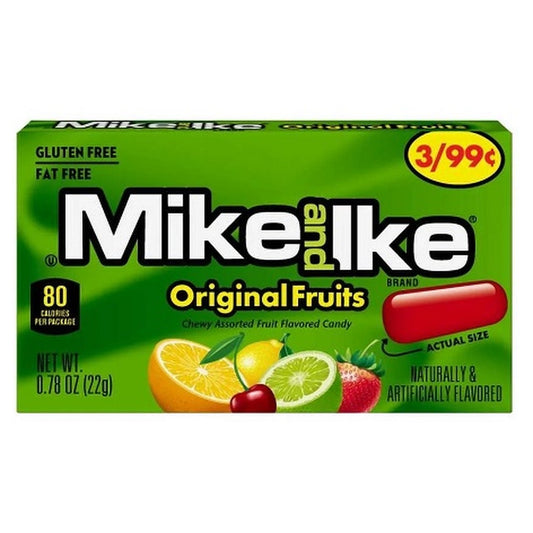 Mike and Ike Original Fruits 0.78oz 24ct — full package