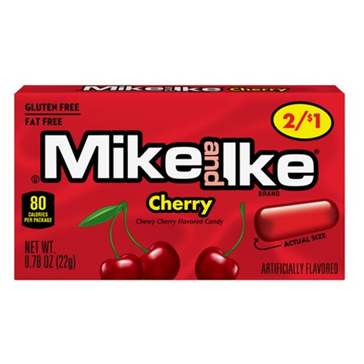 Mike and Ike Cherry 0.78oz 24ct — full package