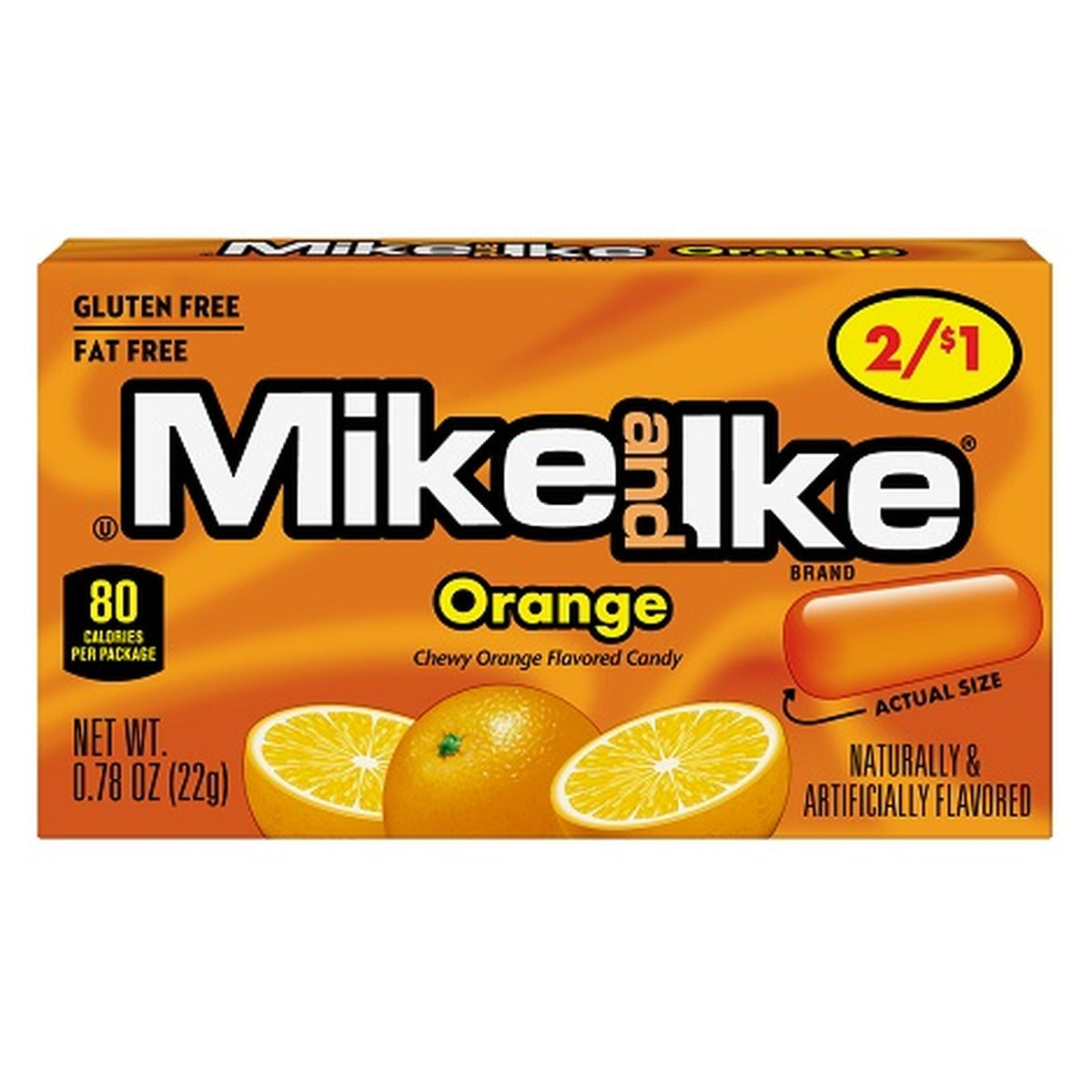Mike and Ike Orange 0.78oz 24ct — full package