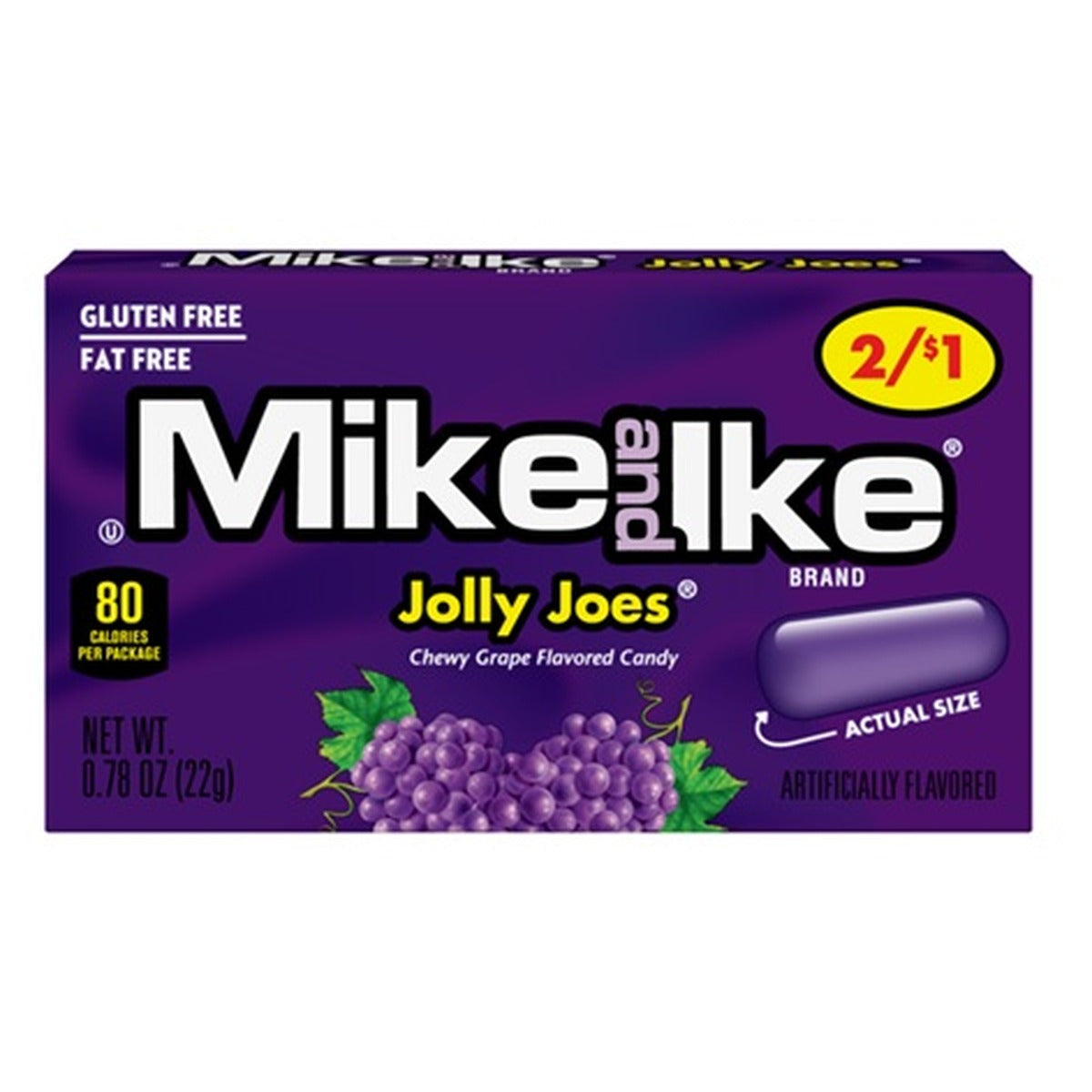 Mike and Ike Jolly Joes 0.78oz 24ct — full package